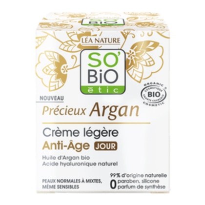  So’ Bio Etic TRATTAMENTO VISO Crema Leggera Giorno Argan  1 di 1 