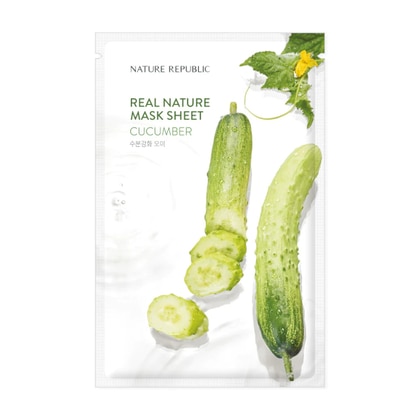 23 ML NATURE REPUBLIC REAL NATURE ALOE MASK SHEET Maschera In Tessuto 1 di 1