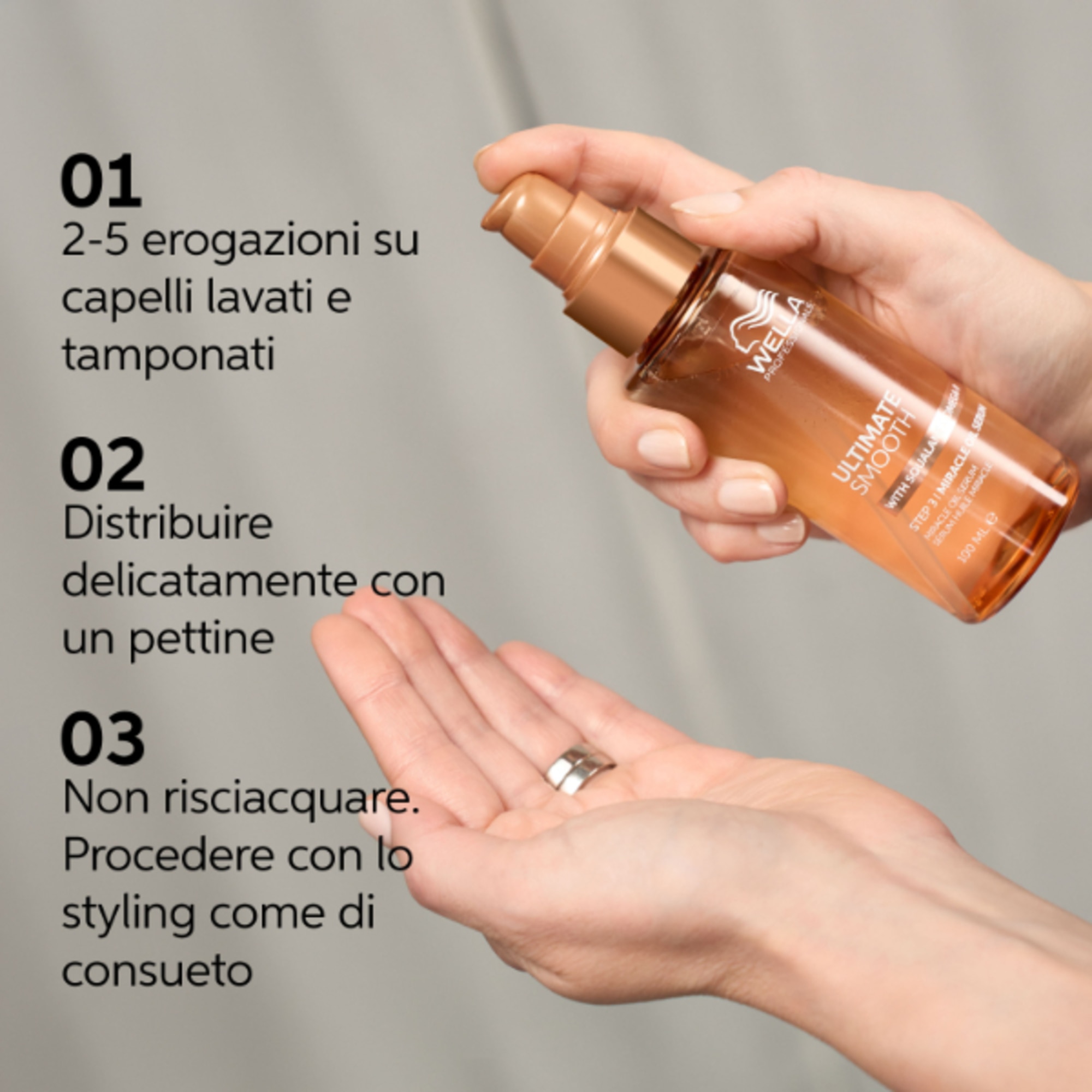 30 ML WELLA ULTIMATE SMOOTH Miracle Oil Serum  1 di 8 