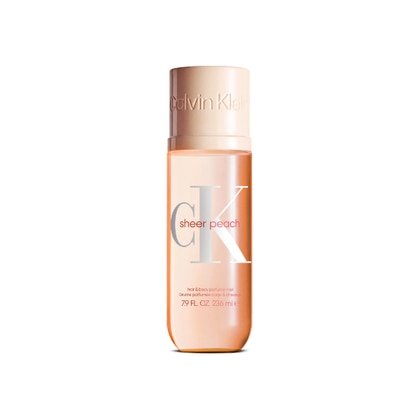 236 ML Calvin Klein CK SHEER PEACH Hair & Body Perfume Mist 1 di 5