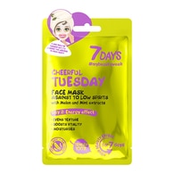 28 G 7Days TUESDAY Maschera Viso in Tessuto Cheerful - Energizzante  1 di 2 