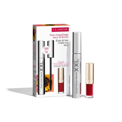 8ml+1,4ml Clarins COPPIA MAKE-UP OCCHI E LABBRA Cofanetto Regalo  1 di 4 