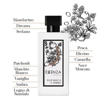 100 ML Essenza PATCHOULI E AMBRA Eau De Parfum  1 di 3 