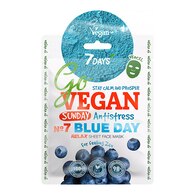 25 G 7Days GOVEGAN - BLUE DAY Maschera Viso in Tessuto - Antistress  1 di 2 