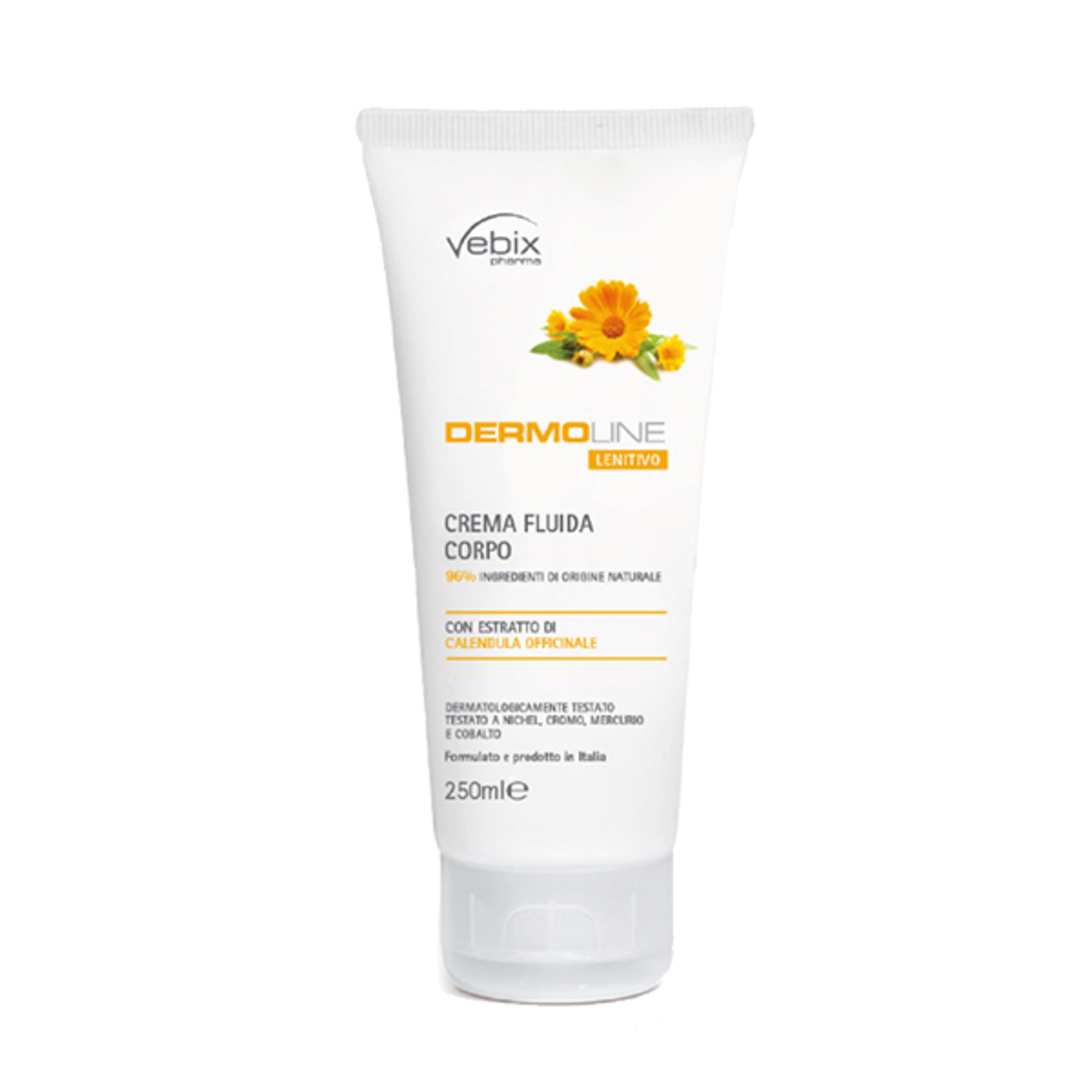 250ml Vebix DERMOLINE Crema Fluida Corpo Calendula 1 di 1