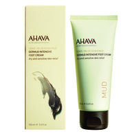 100 ML Ahava LEAVE-ON DEAD SEA MUD Dermud Intensive Foot Cream  1 di 2 