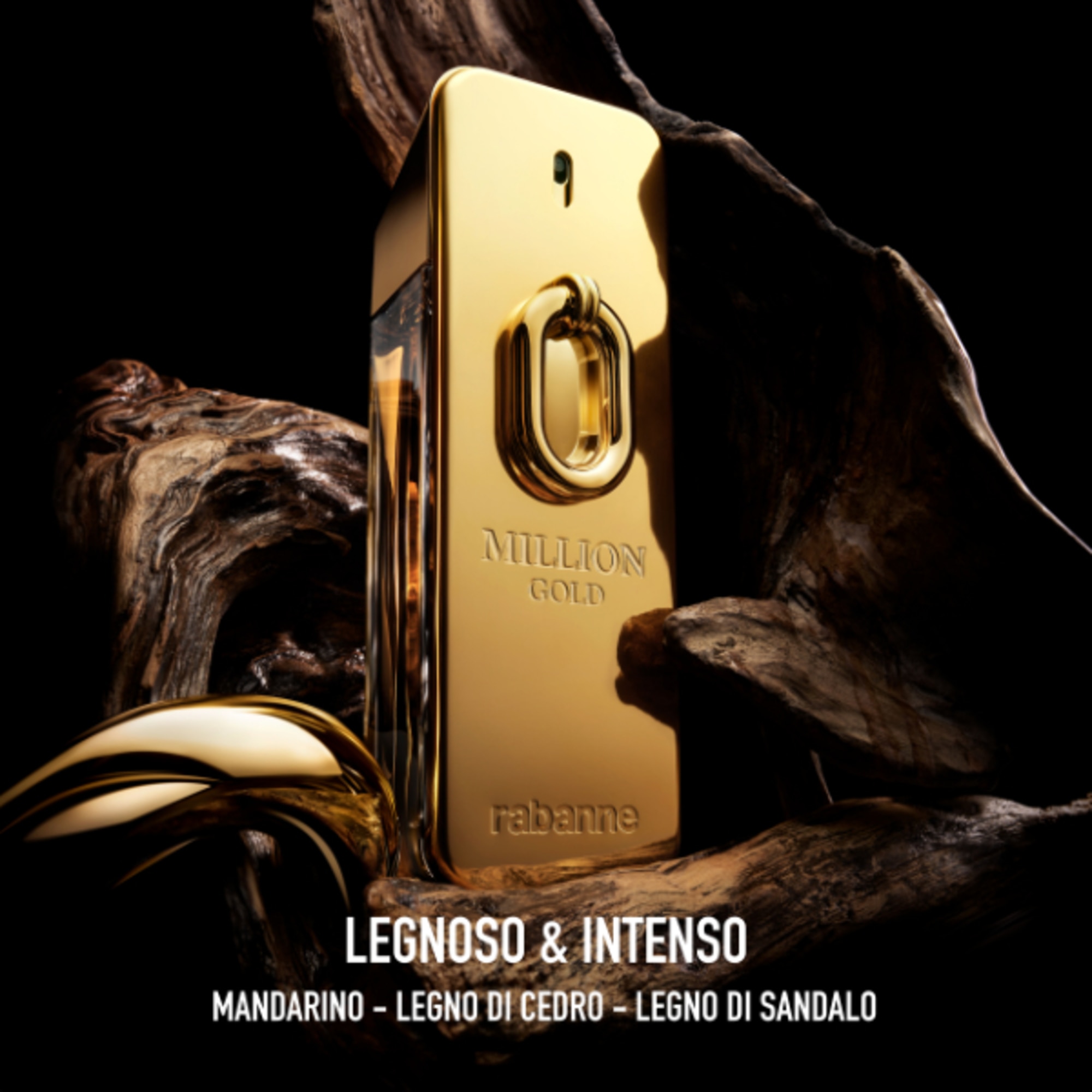100 ML Rabanne MILLION GOLD Eau De Parfum Intense  1 di 7 