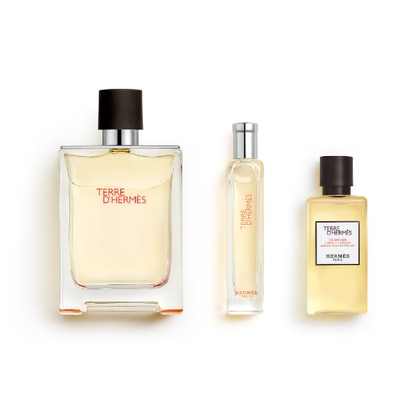 100ml+15ml+40ml Hermès COFANETTO TERRE D'HERMES, EAU DE TOILETTE Cofanetto Regalo  1 di 3 