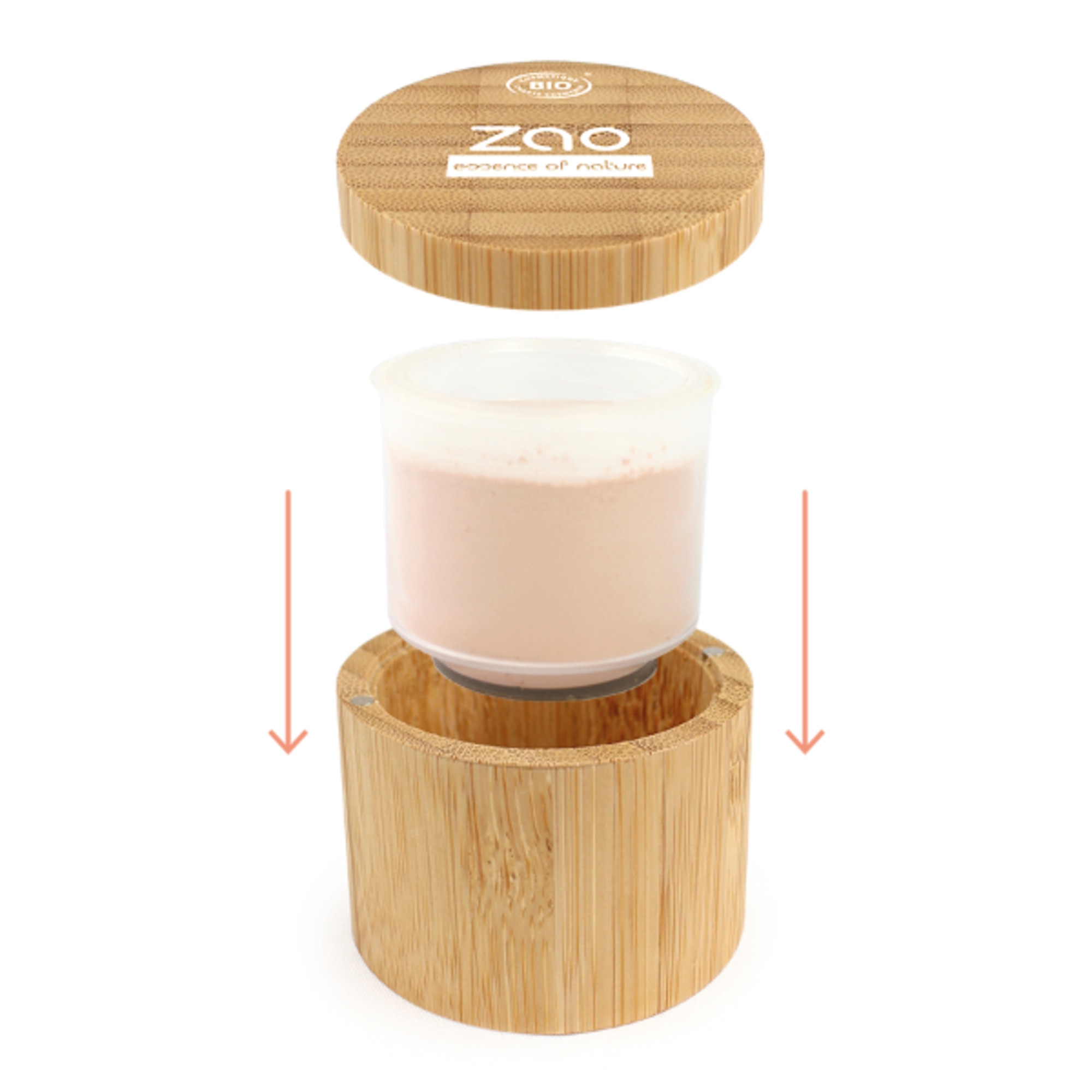  ZAO BAMBOO MINERAL SILK Fondotinta in Polvere  1 di 2 