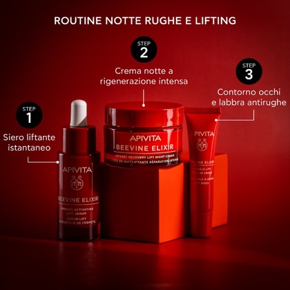 15 ML Apivita BEEVINE ELIXIR Crema Anti-Rughe contorno Occhi e Labbra   1 di 7 