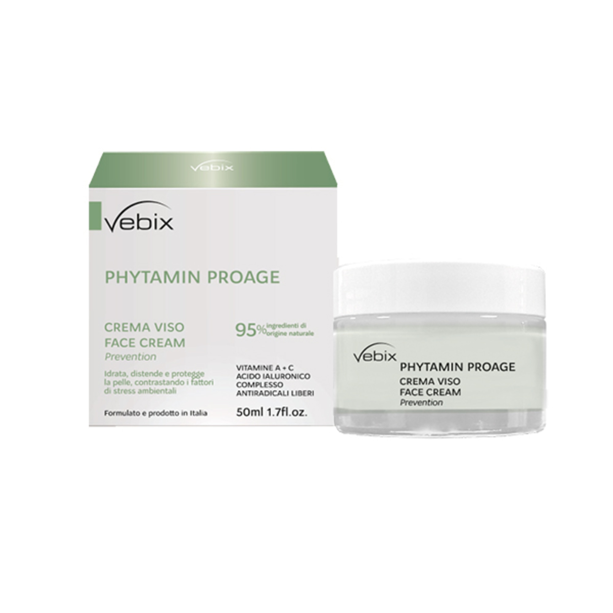 50ML Vebix PHYTAMIN PROAGE Crema Viso Prevention 1 di 1