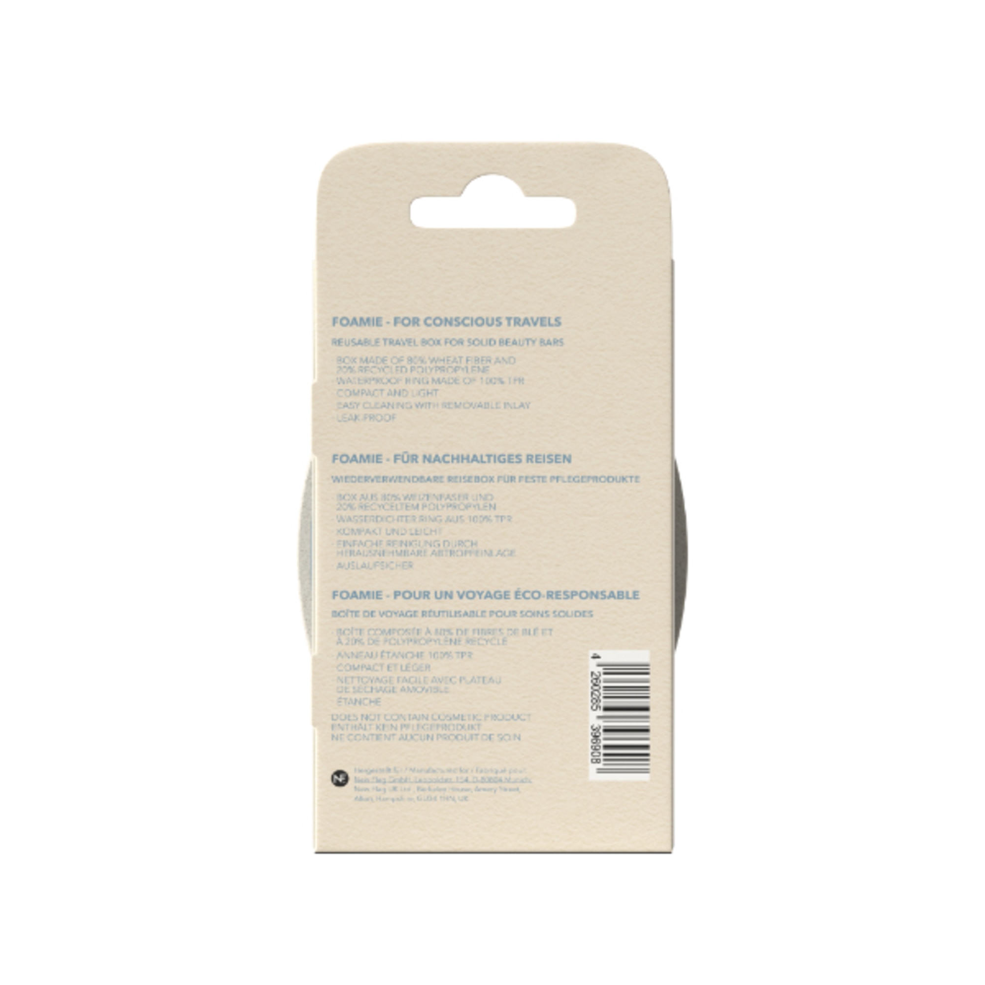 Portasapone Viaggio per Shampoo e Balsamo