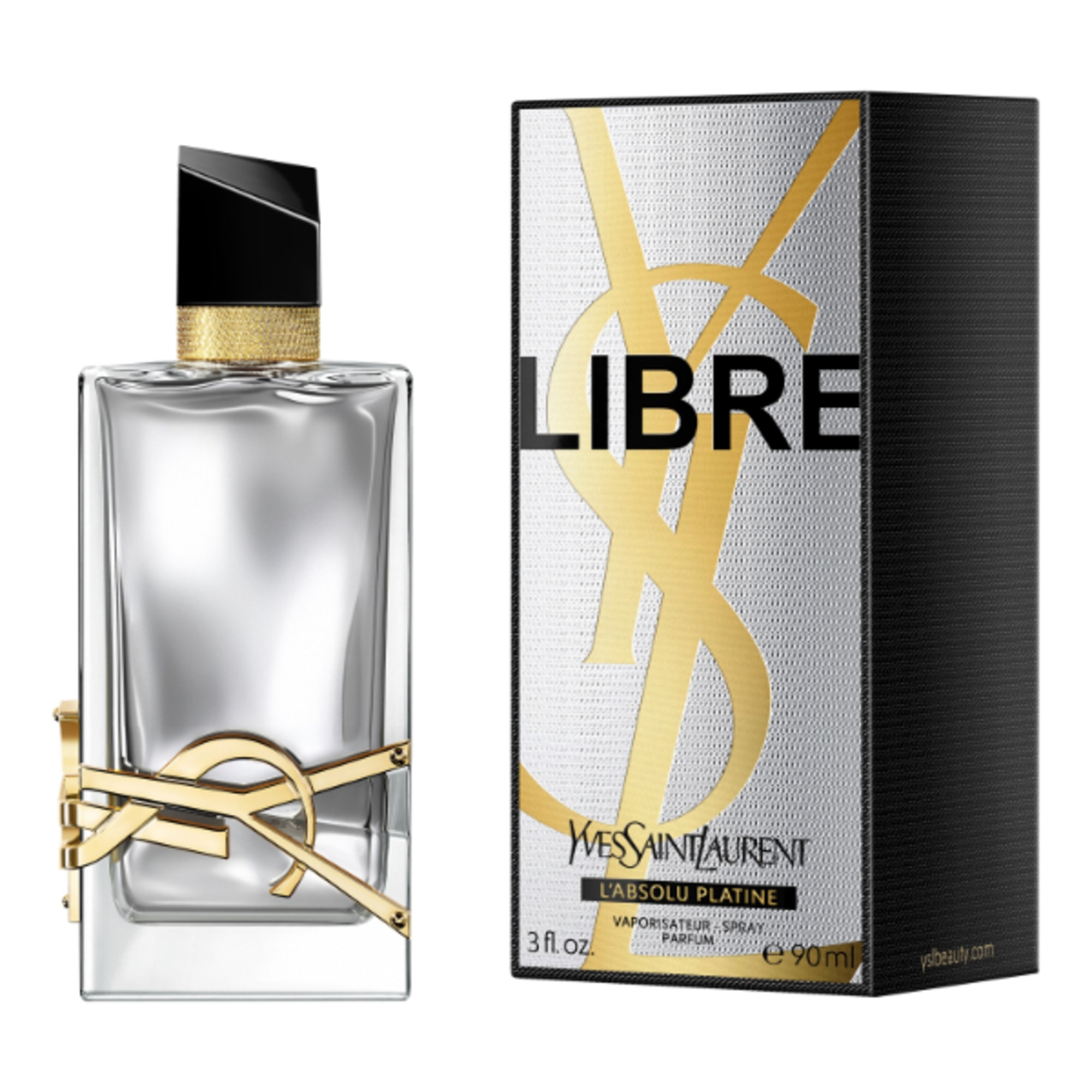 90 ML Yves Saint Laurent LIBRE L'ABSOLU PLATINE Parfum 1 di 2