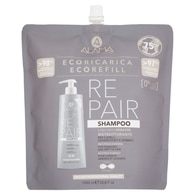 1000 ML ALAMA PROFESSIONAL REPAIR Ricarica Shampoo Ristrutturante Capelli Danneggiati e Sfibrati - Eco Refill  1 di 2 