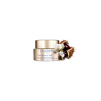 50 ML Clarins NUTRI-LUMIÈRE Nutri-Lumière Crema Notte Antietà Nutriente Ricostituente  1 di 3 