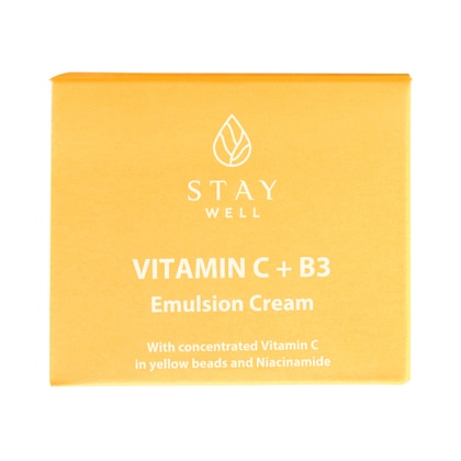 50 ML Stay Well VITAMIN C+B3 EMULSION CREAM Emulsione Rinfrescante Vitamina C  1 di 3 