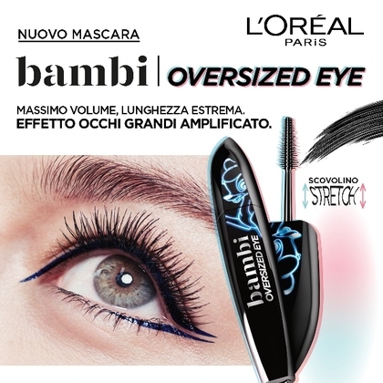  L'Oréal Paris BAMBI Mascara Volumizzante e Incurvante  1 di 3 