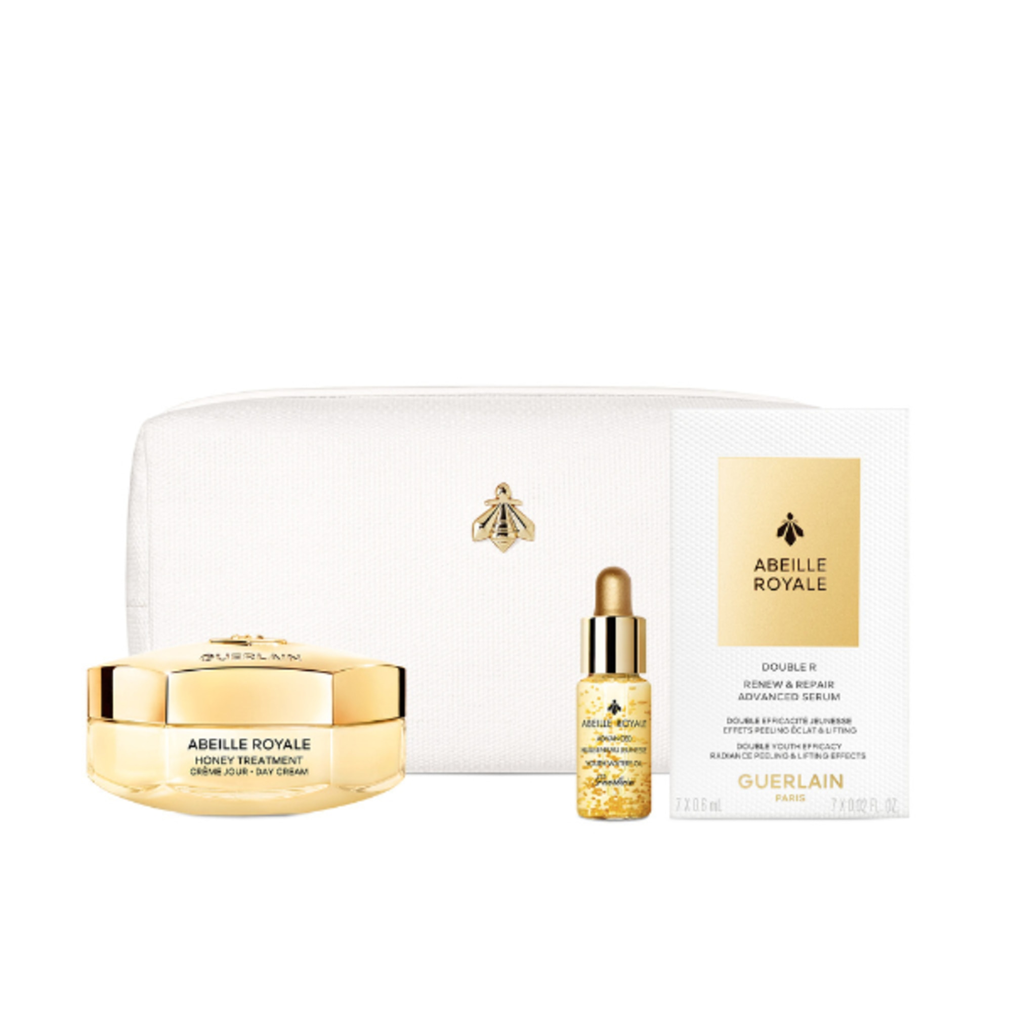 50ml+5ml+4,2ml Guerlain ABEILLE ROYALE PROGRAMMA ANTI-ETÀ HONEY TREATMENT DAY CREAM Cofanetto Regalo 1 di 6