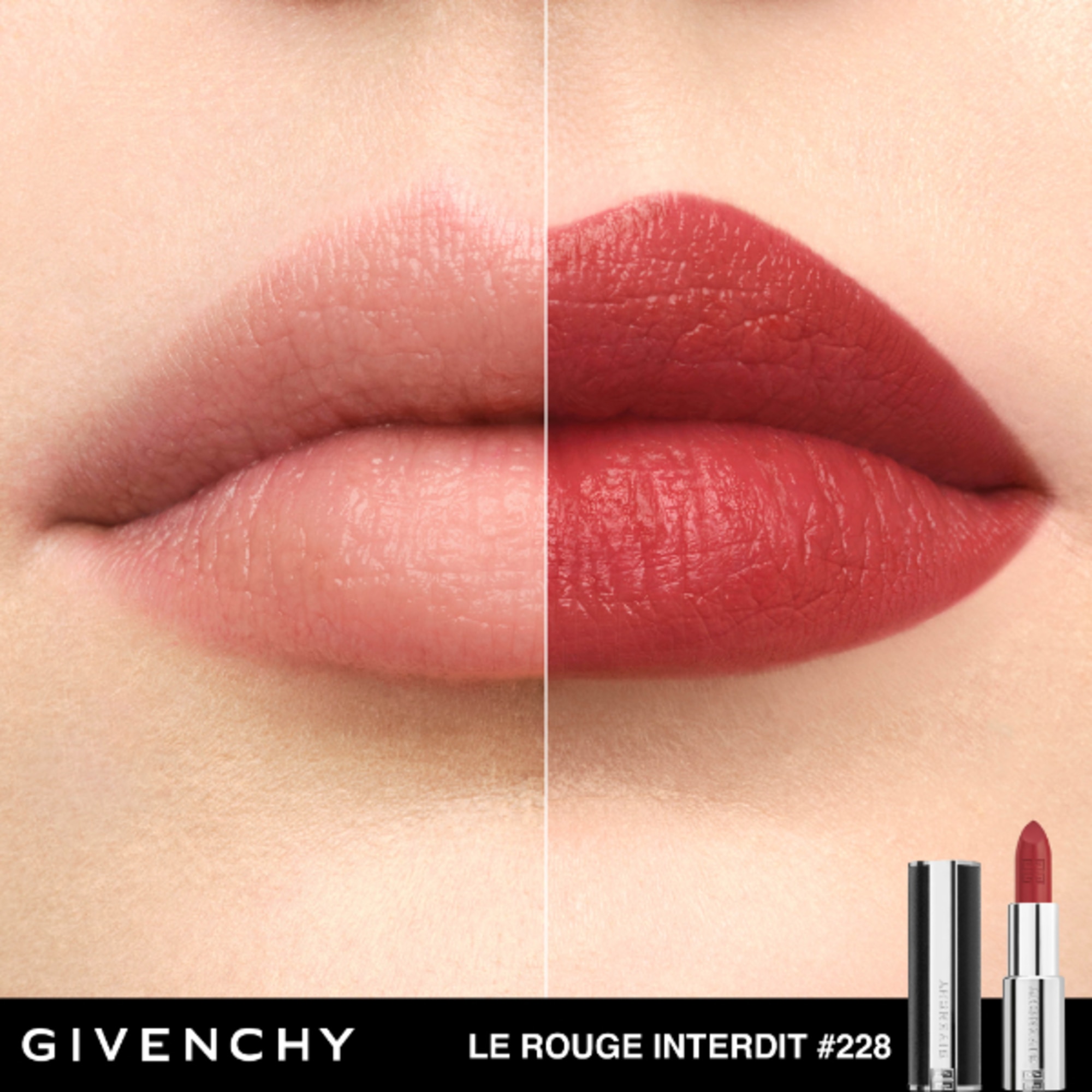  Givenchy LE ROUGE INTERDIT INTENSE SILK Rossetto  1 di 3 