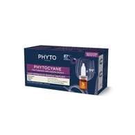 12x5ml Phyto PHYTOCYANE Trattamento Anti-Caduta Progressiva Dei Capelli Donna  1 di 2 