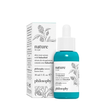 30 ML PHILOSOPHY NATURE IN A JAR Siero Skin Reset Con Bakuchiol  1 di 3 