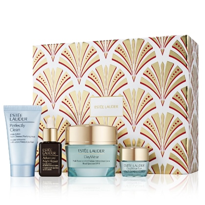 30ml+15ml+50ml+5ml Estée Lauder DAYWEAR MOISTURIZER HOLIDAY SKINCARE SET Cofanetto Regalo  1 di 2 