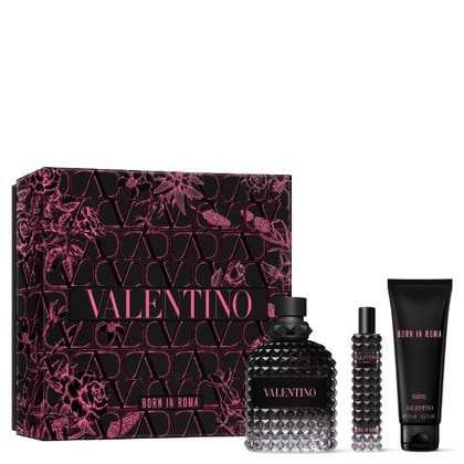 100ml+75ml+15ml Valentino BORN IN ROMA UOMO Cofanetto Regalo  1 di 4 