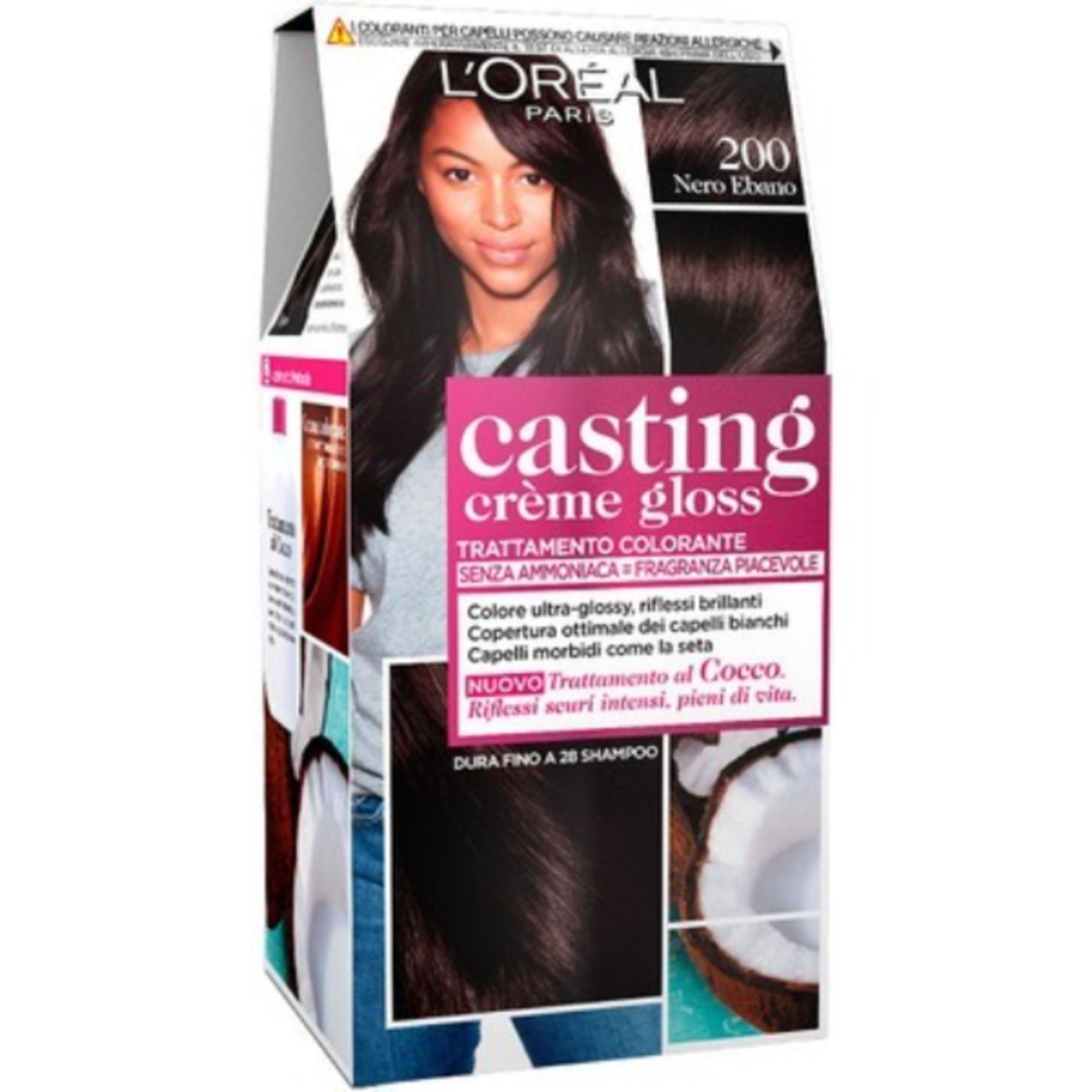 L'Oréal Paris Casting Creme Gloss CAST CREM GLOSS 200 NERO EBANO