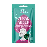 15 ML Selfie Project CLEAR ME UP Maschera Viso Tessuto  1 di 2 