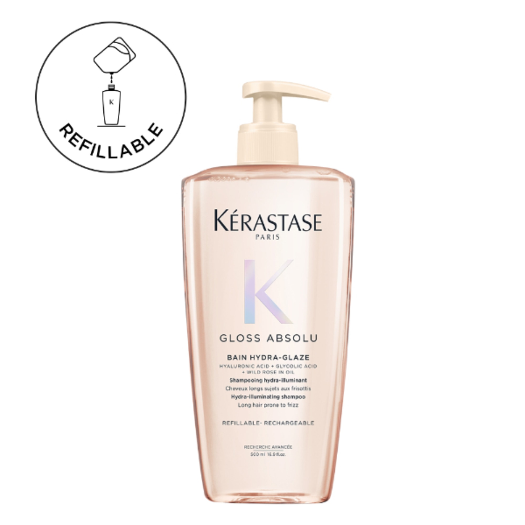 500 ML Kerastase GLOSS ABSOLU Bain Hydra-glaze 1 di 8 Bain Hydra-glaze