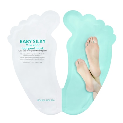 2x20ml HOLIKA HOLIKA BABY SILKY FOOT ONE SHOT PEELING Peeling Piedi  1 di 2 