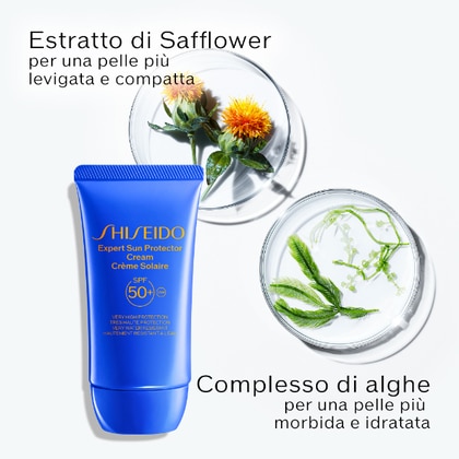 50 ML Shiseido EXPERT SUN PROTECTOR Crema Solare Viso SPF30  1 di 3 