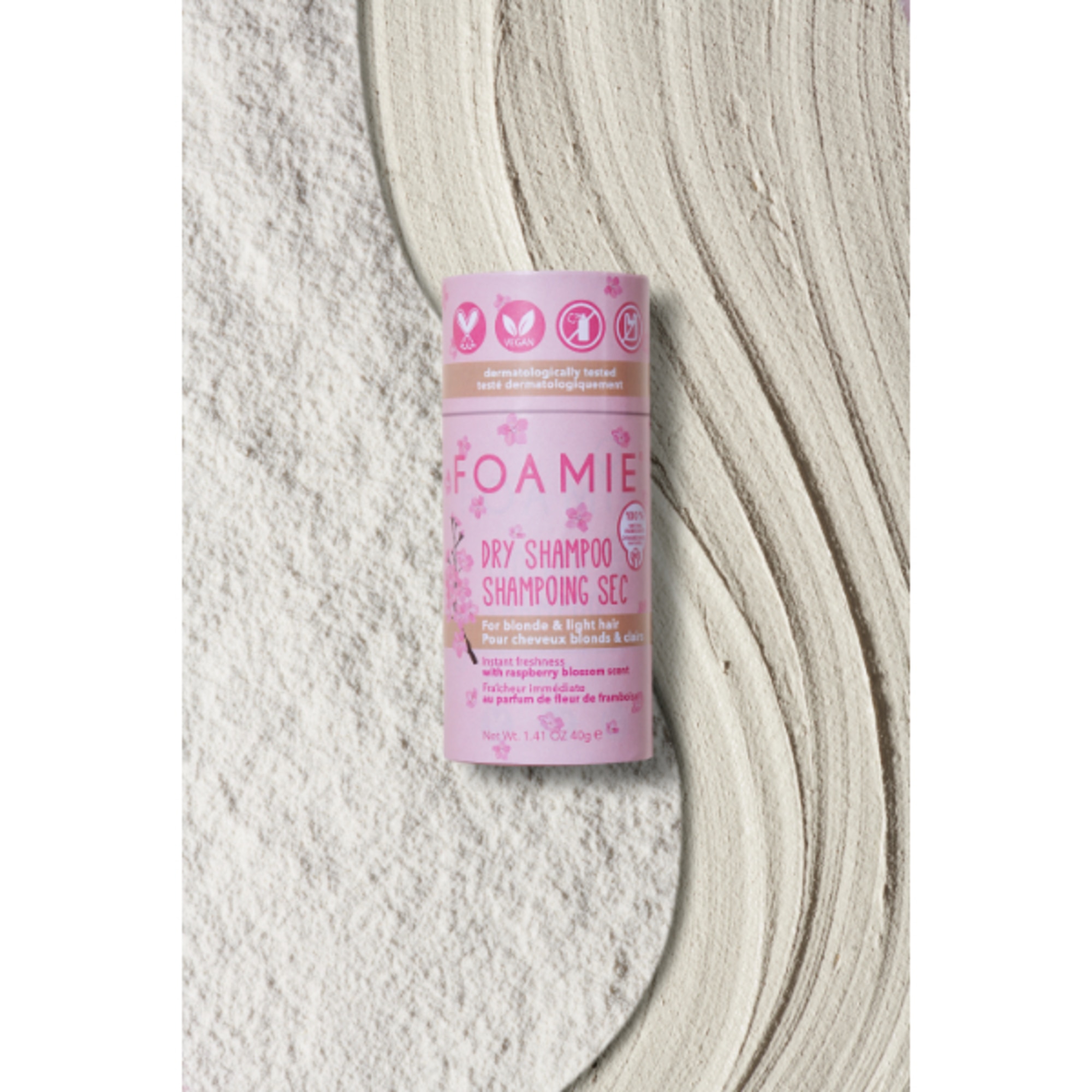 Shampoo Secco Solido al Lampone