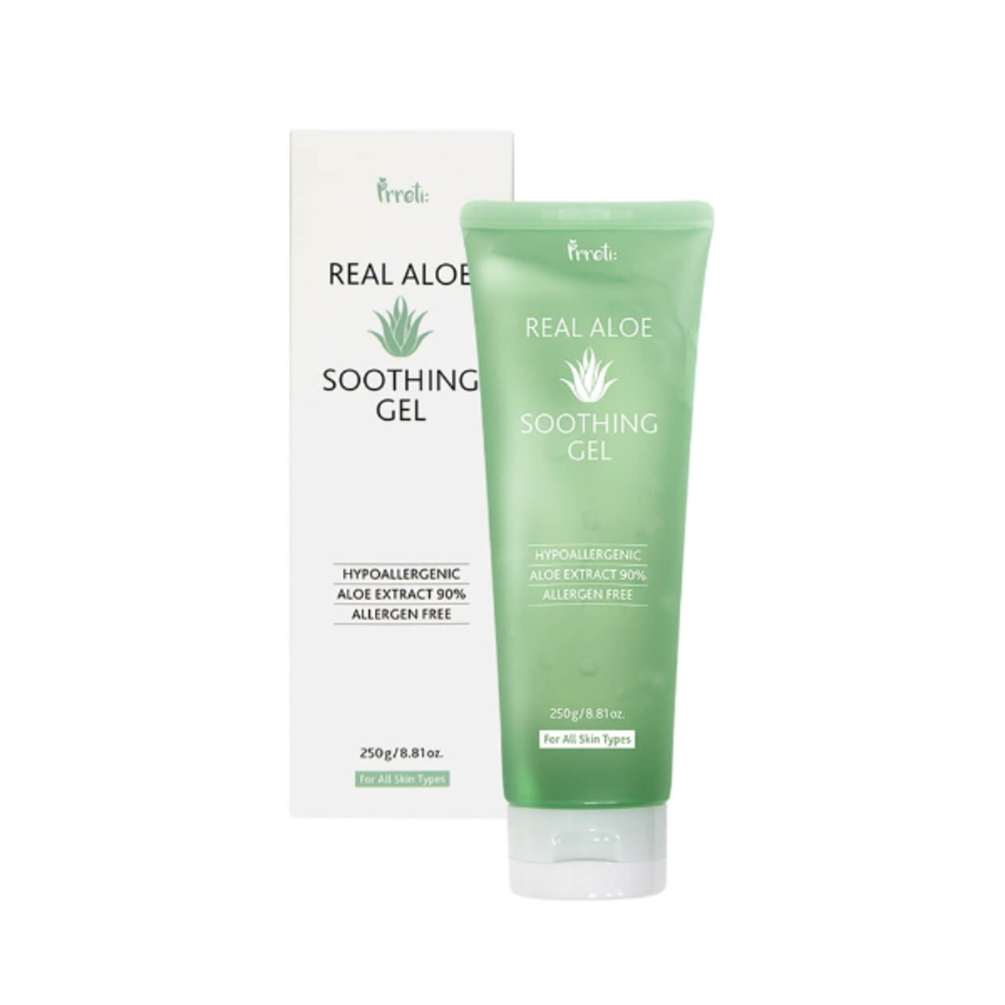 250 G Prreti REAL ALOE Soothing Gel 1 di 3 Soothing Gel