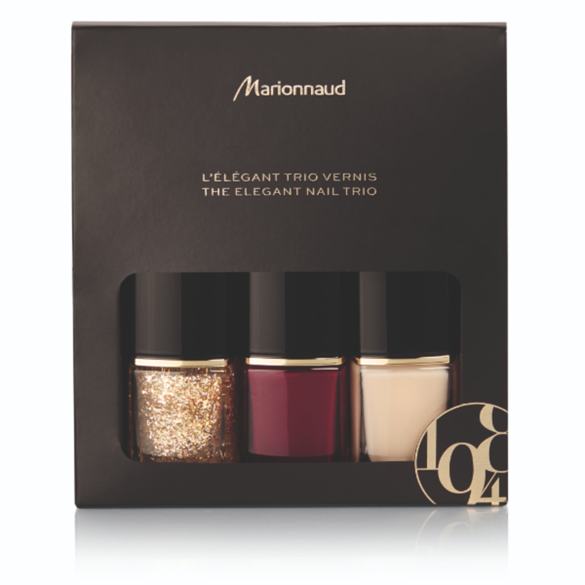  Marionnaud 1984 THE ELEGANT NAIL TRIO Set Tre Smalti  1 di 1 Set Tre Smalti