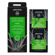 2x8ml Apivita EXPRESS ALOE Maschera Viso  1 di 2 