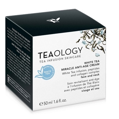  Teaology WHITE TEA MIRACLE ANTI-AGE CREAM Crema antietá  viso e collo con infuso di Té Bianco Bio  1 di 2 