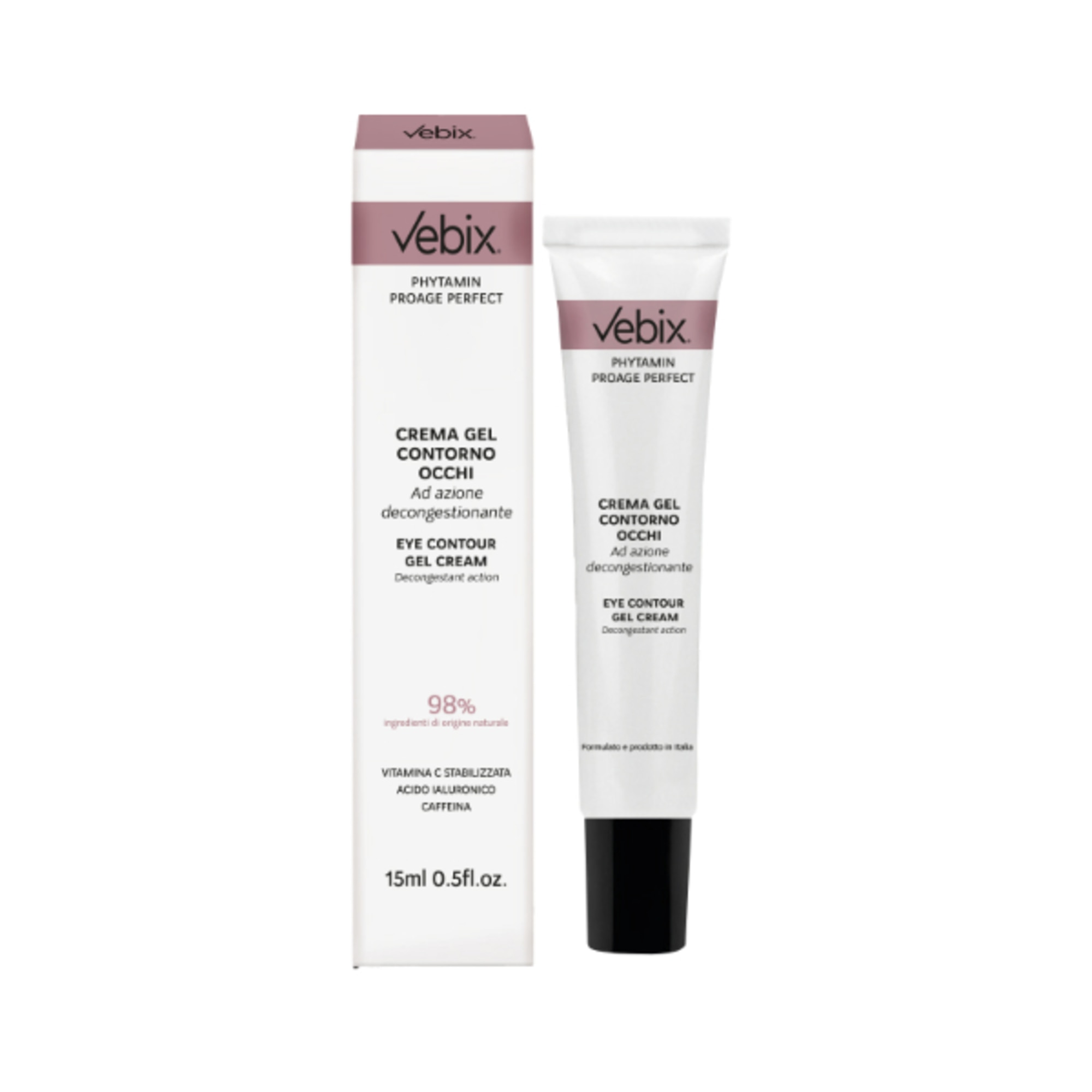 15 ML Vebix PROAGE PERFECT Crema Gel Contorno Occhi ad Azione Decongestionante 1 di 1
