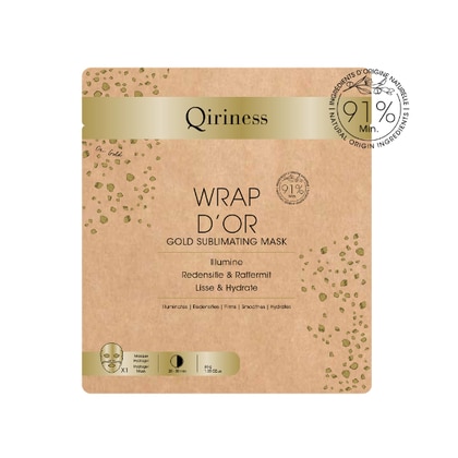 30 G Qiriness WRAP D'OR Maschera Sublimatore d'Oro  1 di 2 