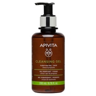 200 ML Apivita CLEANSING GEL Gel Purificante Viso  1 di 2 