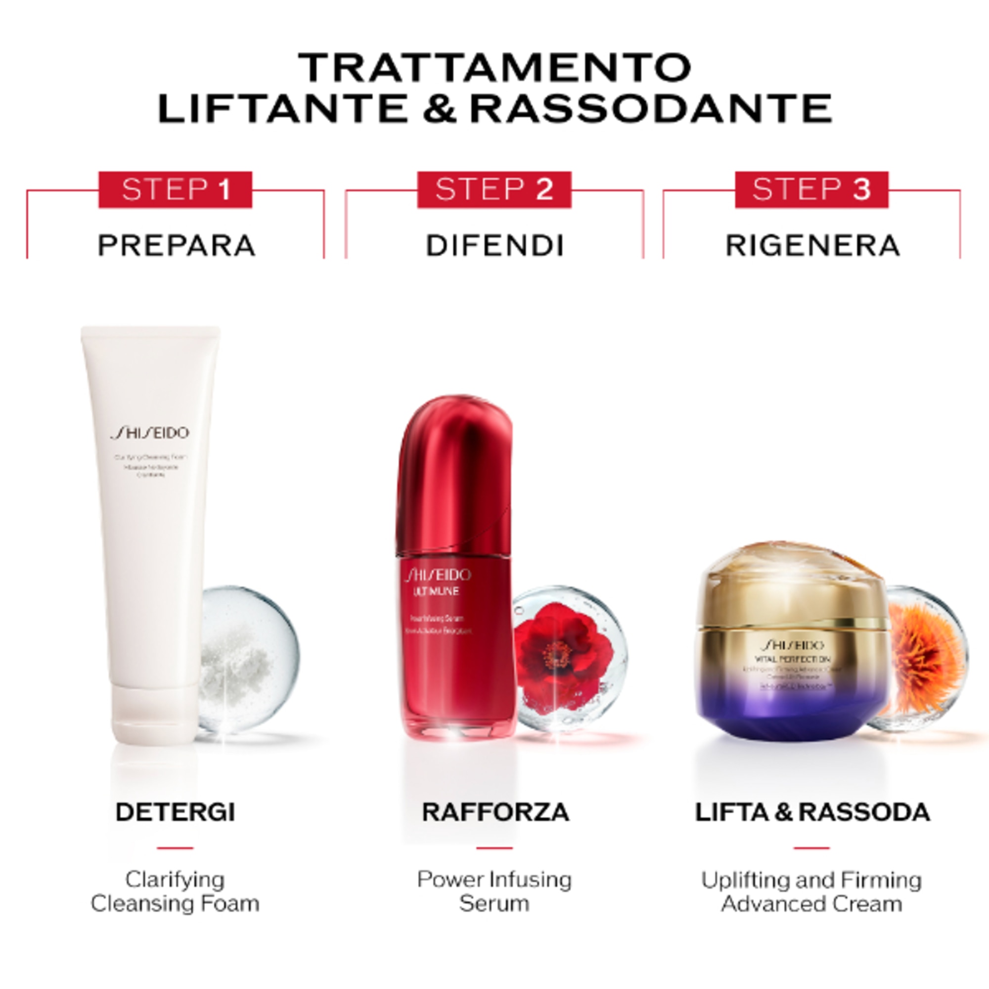125 ML Shiseido CLARIFYING CLEANSING FOAM Detergente Schiumogeno Viso Illuminante 7 di 7 Detergente Schiumogeno Viso Illuminante