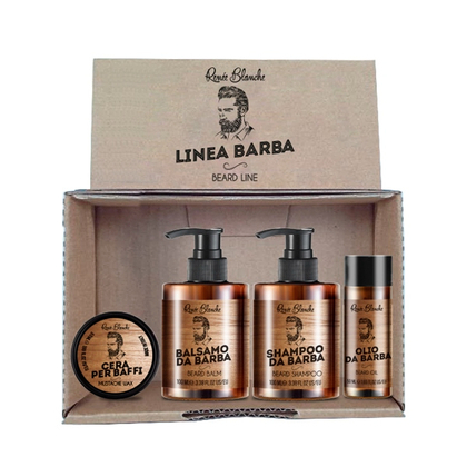  Renée Blanche KIT LINEA BARBA Trattamento quotidiano per tutti i tipi di barba e baffi  1 di 1 