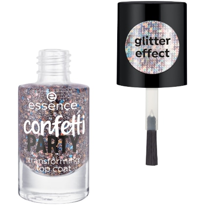  Essence CONFETTI PARTY TRANSFORMING Smalto Unghie  1 di 3 