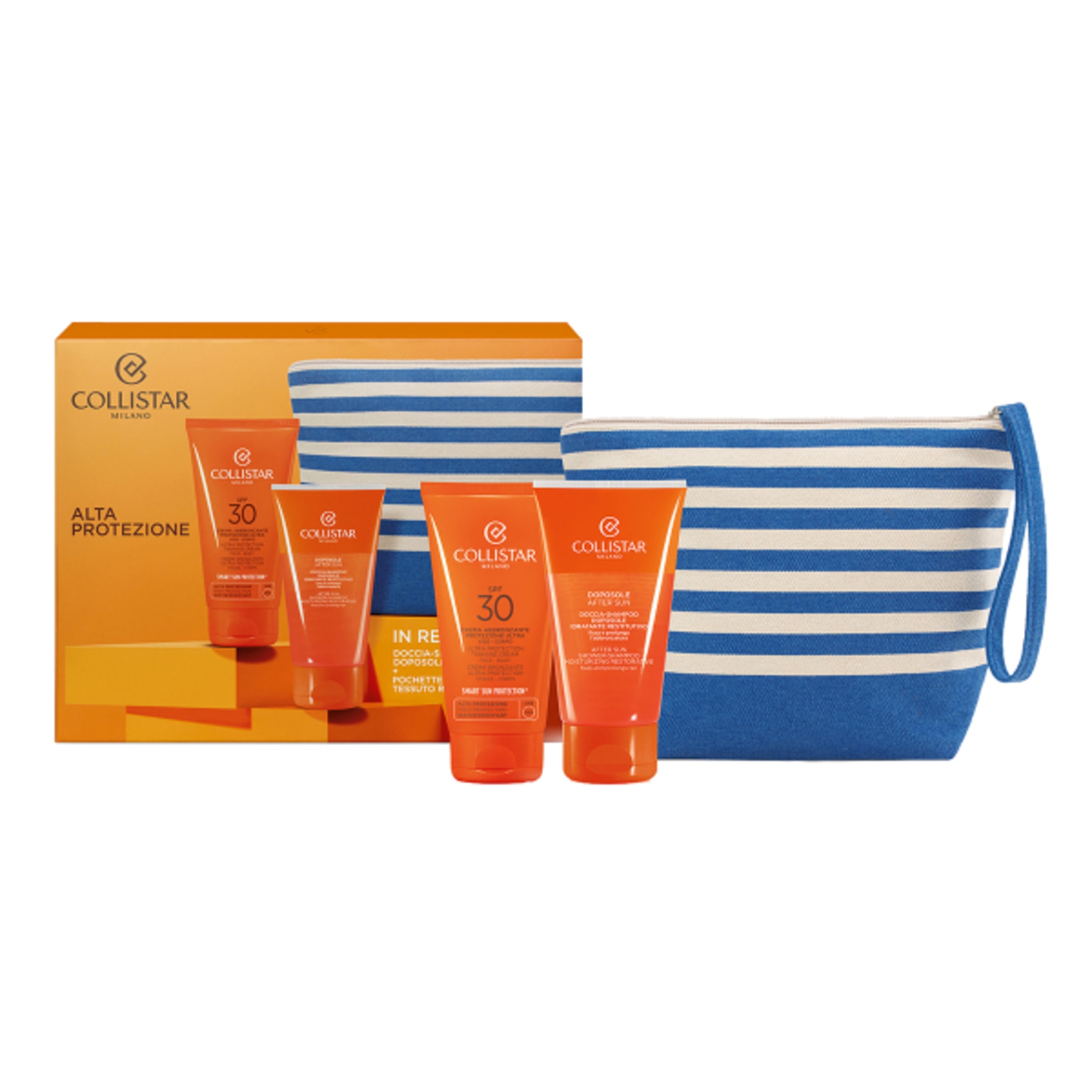 150ml+150ml Collistar COFANETTO CREMA ABBRONZANTE PROTEZIONE ULTRA VISO-CORPO SPF 30 Cofanetto Regalo 1 di 3