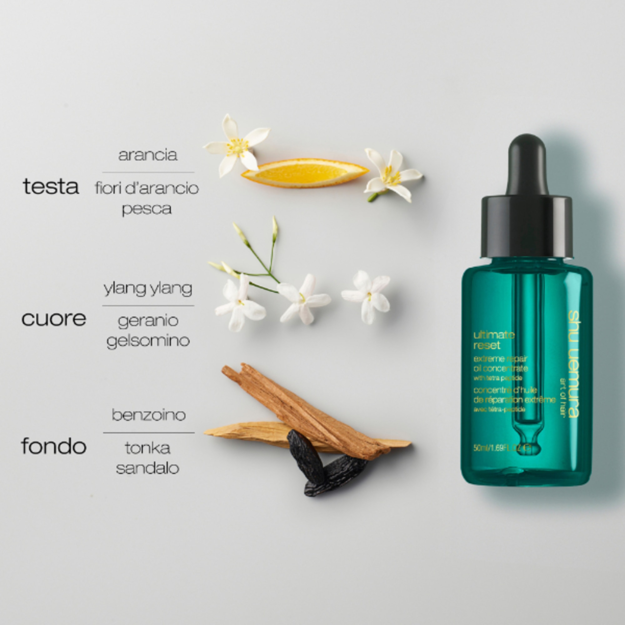50 ML Shu Uemura ULTIMATE RESET Olio Concentrato Riparazione Estrema 1 di 8