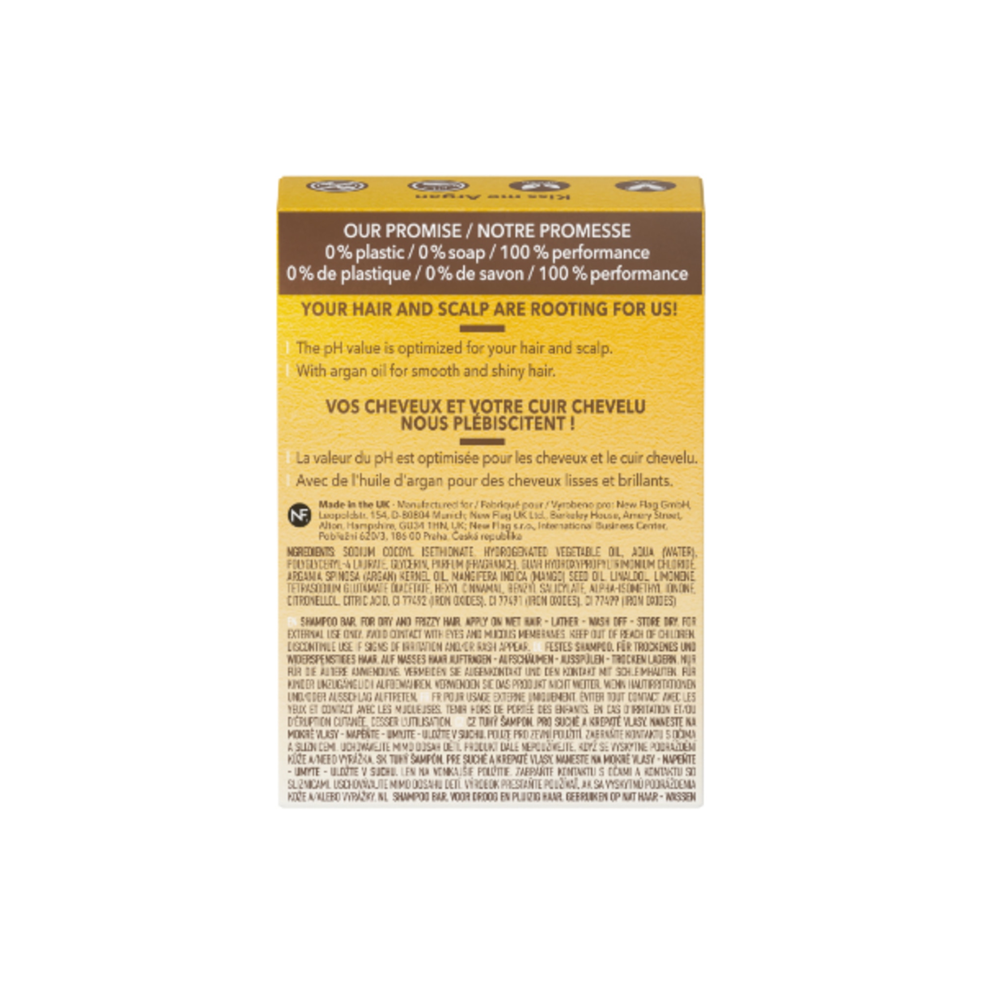 Shampoo Solido per Capelli Crespi