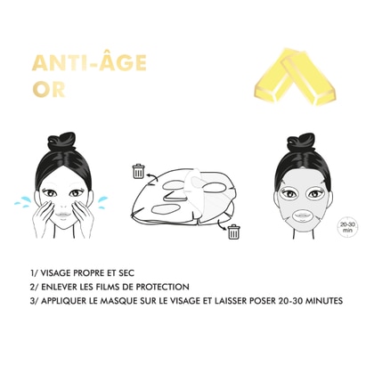 Maschera Viso Anti Età Bio Cellulosa