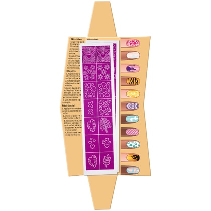  Essence NAIL ART STENCILS Set con Stencil  1 di 3 