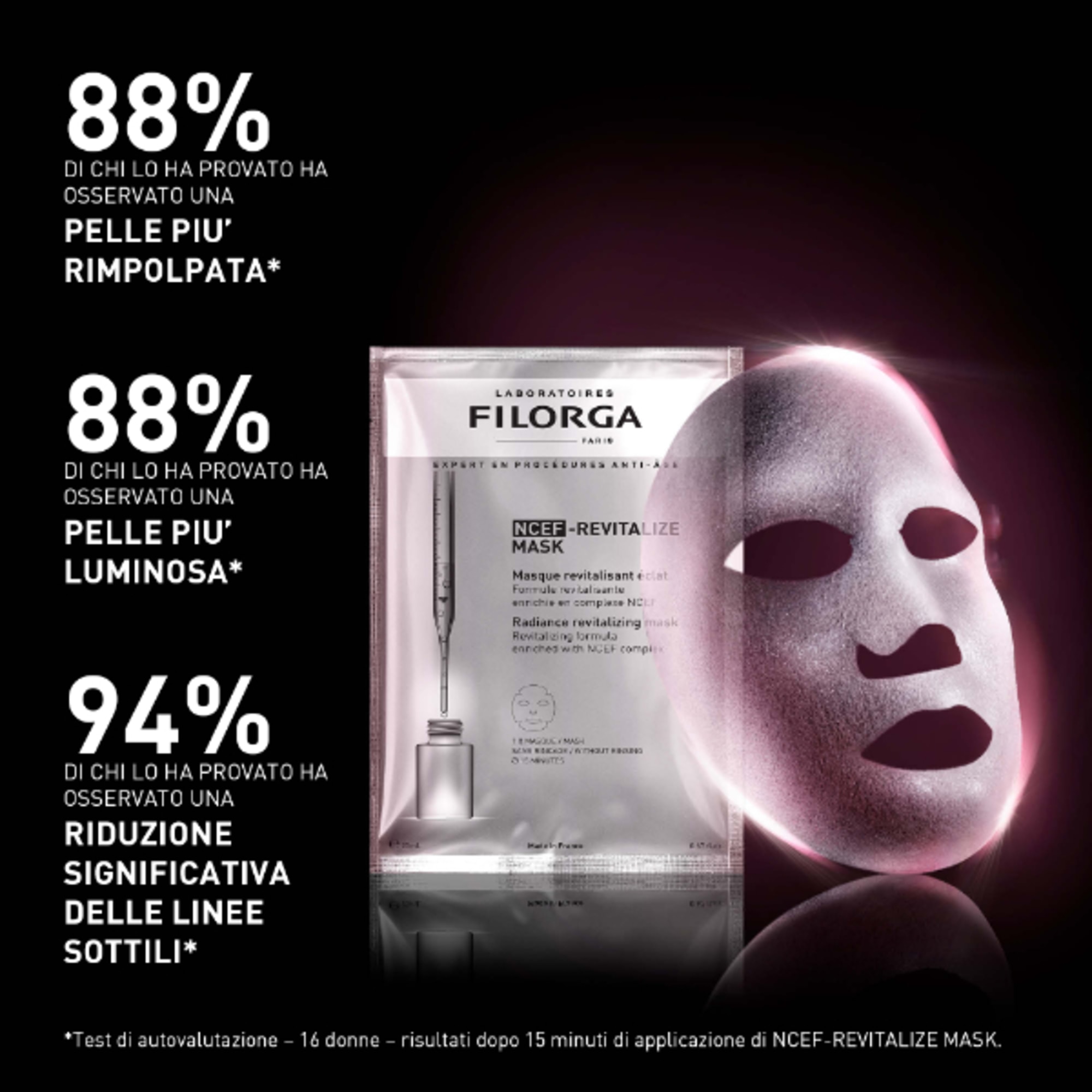 Maschera in Tessuto Rivitalizzante