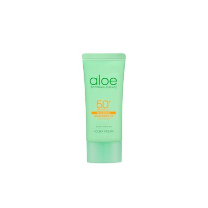 70 ML HOLIKA HOLIKA WATERPROOF SUN CREAM SPF50+ Aloe Soothing Essence Waterproof Sun Cream SPF50+  1 di 1 